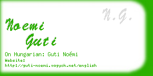 noemi guti business card